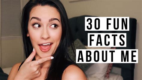 30 Fun Facts About Me Youtube