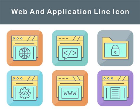 Web And Application Vector Icon Set 20650782 Vector Art At Vecteezy