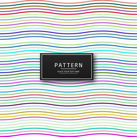 Elegant Colorful Lines Pattern Background 241348 Vector Art At Vecteezy