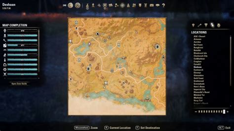Elder Scrolls Online Deshaan Treasure Map Youtube
