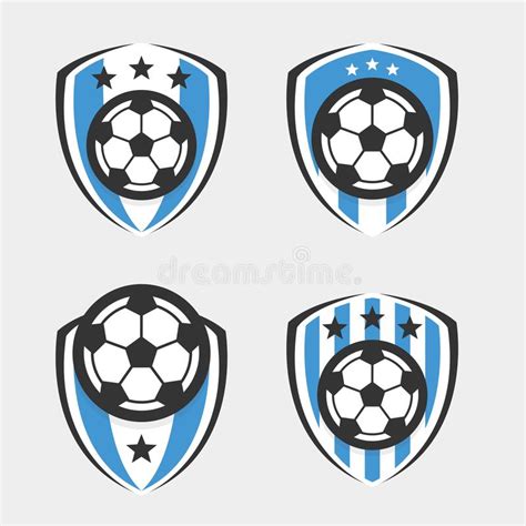 Logotipo Del Ftbol O Sistema De La Insignia De La Muestra Del Club Del