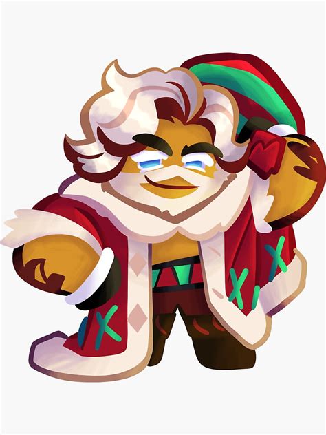 Eggnog Cookie Cookie Run Sticker For Sale By D Illustrates Redbubble