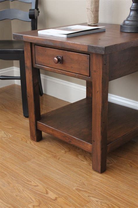 Diy End Table Plans Ana White Tryde End Table With Shelf Updated
