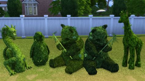 3 To 4 Topiaries By Biguglyhag At Simsworkshop Sims 4 Updates