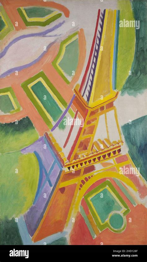 Robert Delaunay Eiffel Tower Stock Photo Alamy