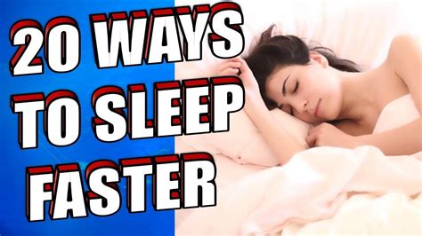 Fall Asleep Faster 20 Simple Ways Lifehacks And Tips That Help You Fall A Sleep Faster Youtube