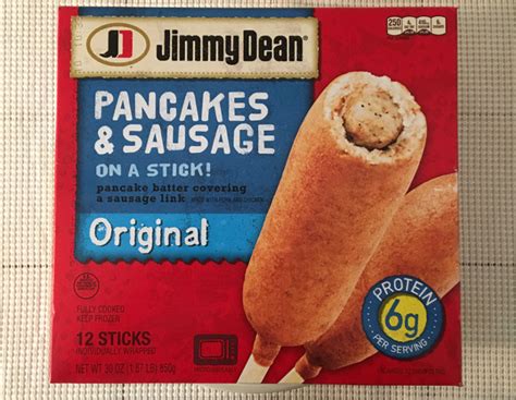 Jimmy Dean Original Pancakes And Sausage On A Stick Review Freezer