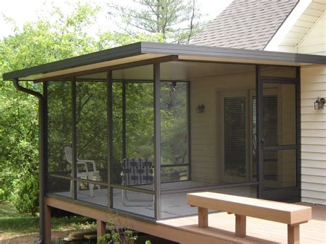 Screen Rooms With Aluminum Roof Backyard Enclosures