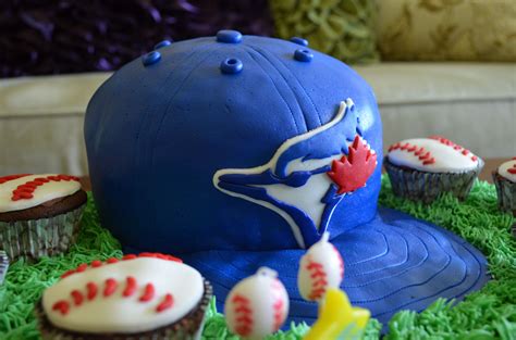 Toronto Blue Jays Baseball Cap Cake Bills 39th Birthday Cake Blue