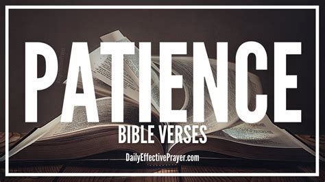 Bible Verses On Patience Scriptures For Patience Audio Bible Youtube