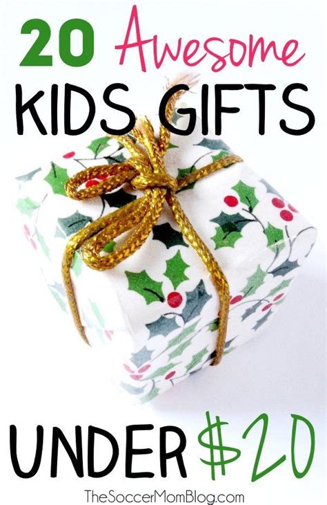 20 AWESOME Kids Gifts Under 20 Dollars  Cool gifts for kids, Christmas