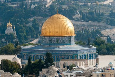 Dome Of The Rock Temple Mount Jerusalem Stock Image Image Of East