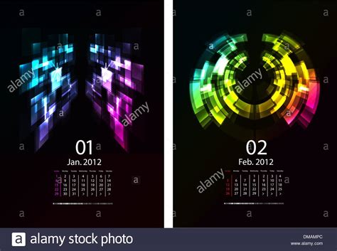 Calendars Stock Vector Images Alamy