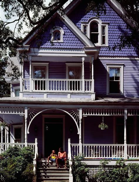 Pin By Missy Feigum On Exterior Colors Victorian Homes Victorian Style Homes Purple Home