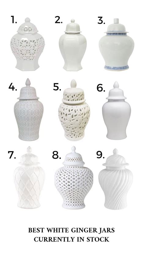 Stunning Collection Of White Ginger Jars To Elevate Your Decor