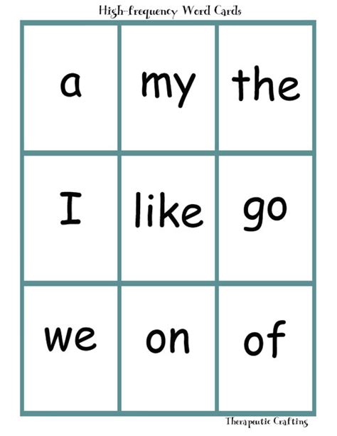 64 Dolch Sight Word Flashcards Printable