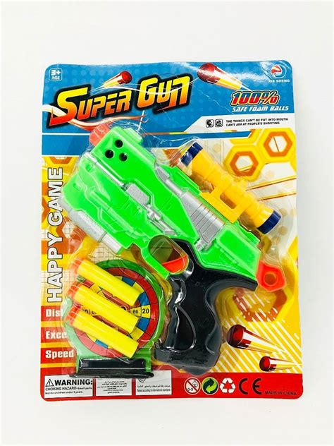 Pistola Lanza Dardos Super Gun Art B Algo Grosso Jugueter A