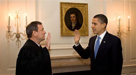 Obama And Roberts Try The Presidential Oath Of Office Again The New