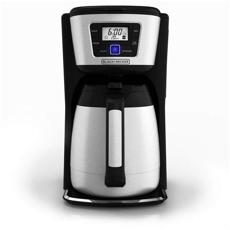 Controls are simple and coffee is well brewed, the coffee temperature and flavor is right and it is faster than my former machine. BLACK+DECKER 12-Cup Programmable Stainless Steel Drip ...