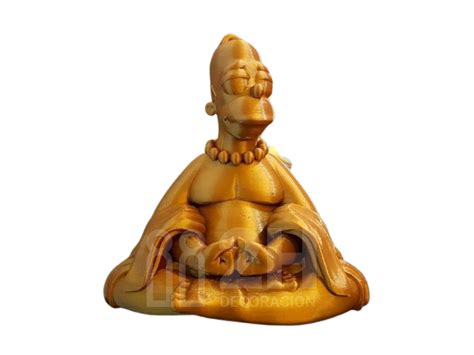 Archivo STL Gratis Homero Buda Los Simpsons Homer Buddha The Simpsons