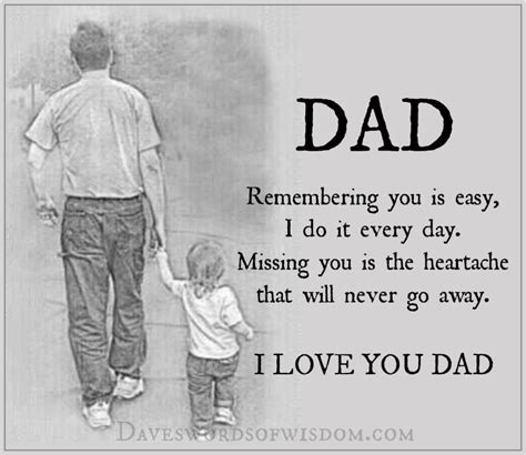 Dad Remembering You Is Easy I Do It Every Day Missing You Is A Heartache That Will Never Go