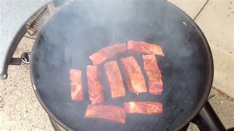 Chuck short ribs cook about the same way as the plate ribs i had in that post. Beef Short Ribs on the Modified Pit Barrel Cooker - YouTube