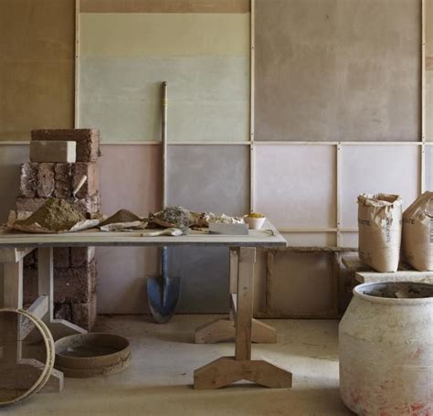 Plaster walls weren't just for luxury. plaster display/workspace | Plaster walls, Wall finishes ...