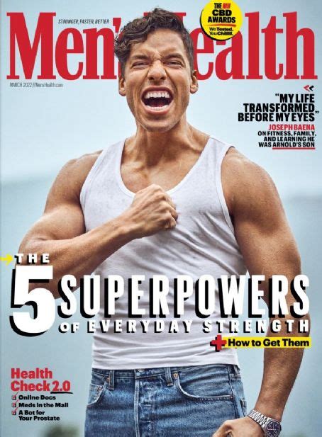 Joseph Baena Mens Health Magazine March 2022 Cover Photo United States
