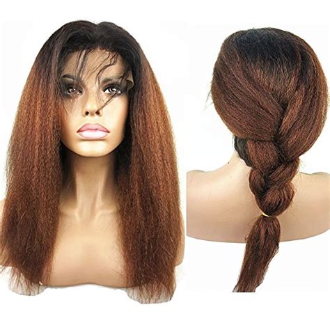 Buy N L W Brazilian Human Hair Lace Front Wigs For Black Women T1b 30