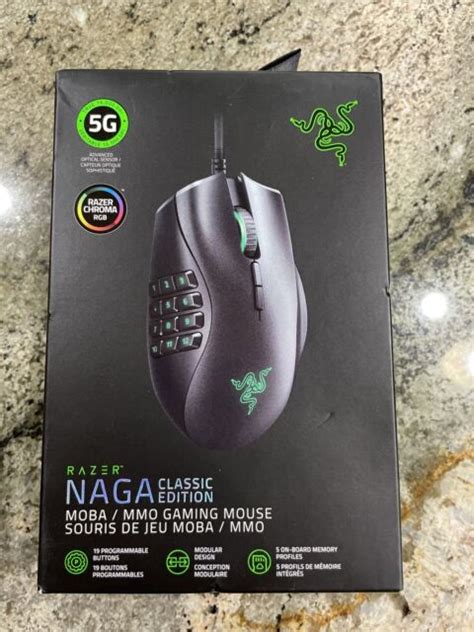 Razer Naga Classic Edition Rz01 02410200 R3u1 Wired Gaming Mouse For Sale Online Ebay