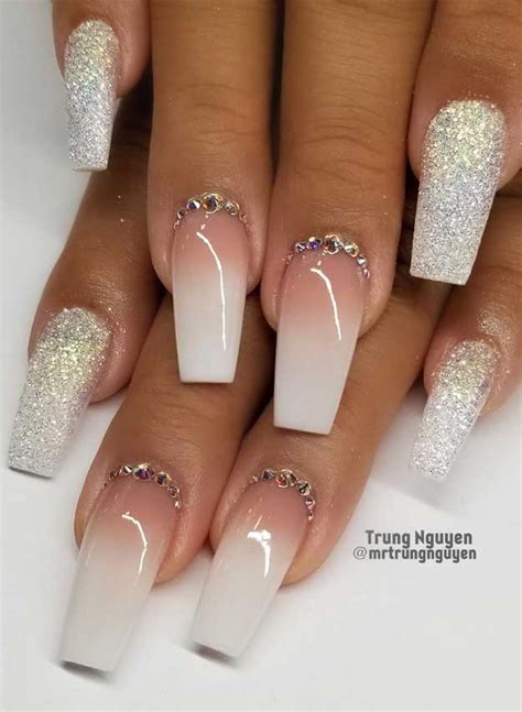 Acrylic Nails Designs With Glitter