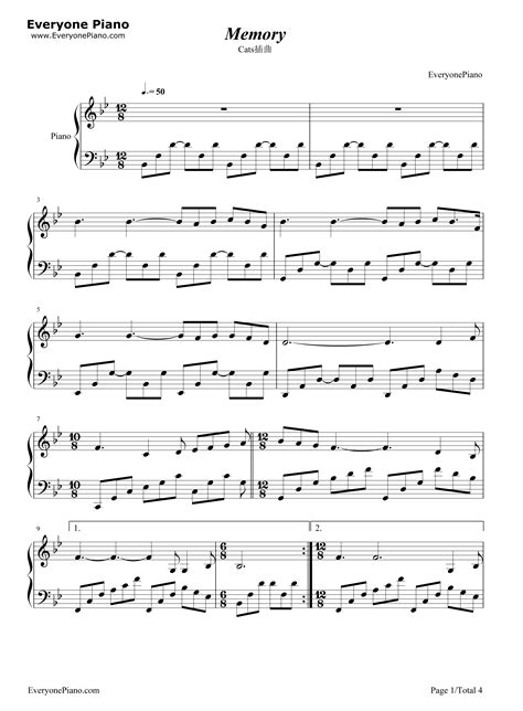 Memory Cats Ost Stave Preview Music Sheet Music Memories