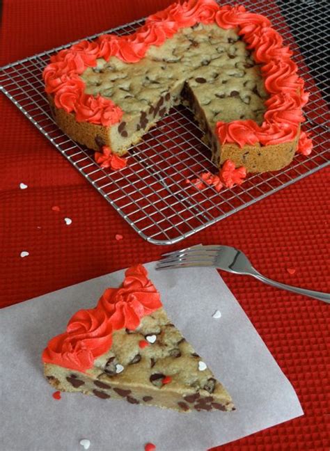 Chocolate Chip Cookie Cake With Chocolate Frosting And Sprinkles Recipe