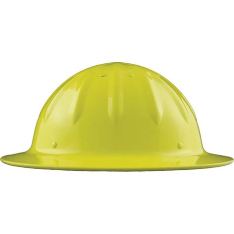 Skull Bucket Full Brim Hard Hat Yellow Wesspur Tree Equipment