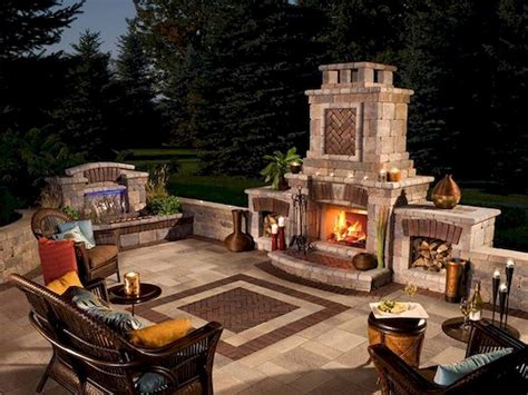 Awesome Awesome Autumn Fun With Patio Fireplace Decoration Awesome