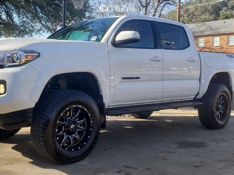 2020 Toyota Tacoma With 18x9 12 Fuel Vandal And 27570r18 Falken
