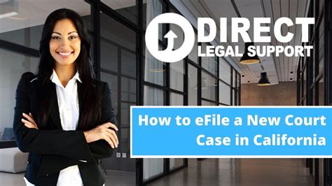How To Efile A New Court Case In California Using Direct Legal Youtube
