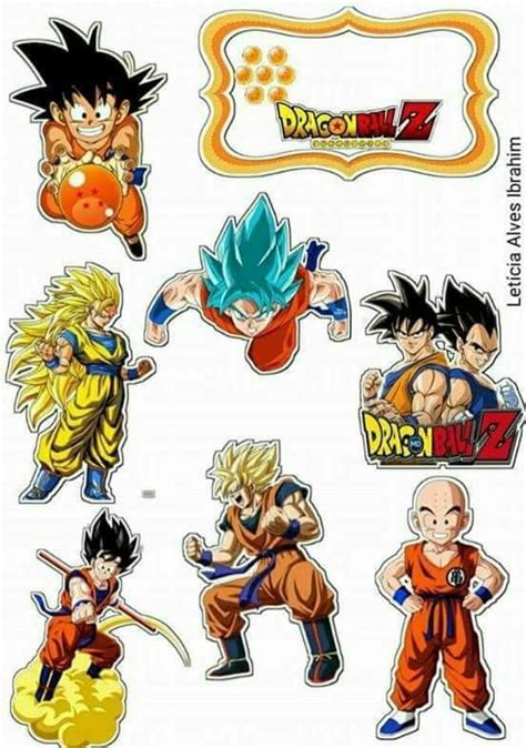 Sold by my smart choice and ships from amazon fulfillment. Dragon Ball Z: Free Printable Cake and Cupcake Toppers ...