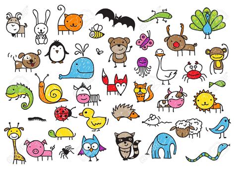 Doodle Animals Doodle Art Doodle Drawings Easy Drawings Tier Doodles