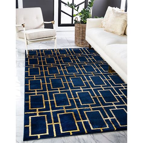 Marilyn Monroe Deco Glam Area Rug In Navygold Bed Bath And Beyond