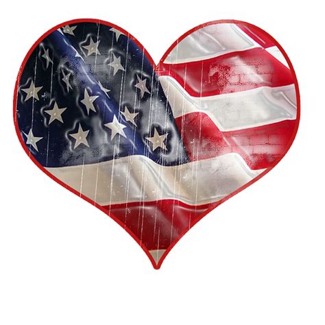 Download Patriotism Usa Heart Royalty Free Stock Illustration Image