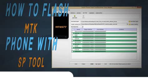 How To Flash Mtk Phone With Mtk Flash Tool Youtube