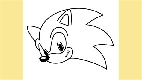 How To Draw Sonic Step By Step Easy Drawing Free Download Coloring