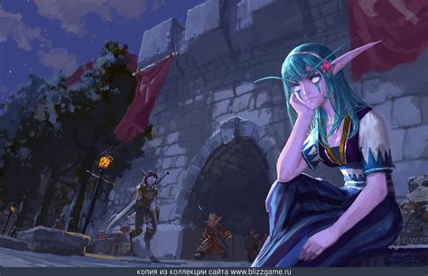 An Animated Image Of A Woman Sitting In Front Of A Castle