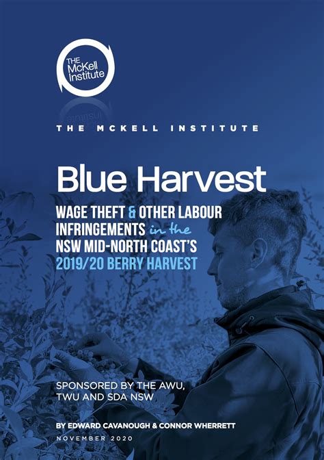 Blue Harvest The Mckell Institute
