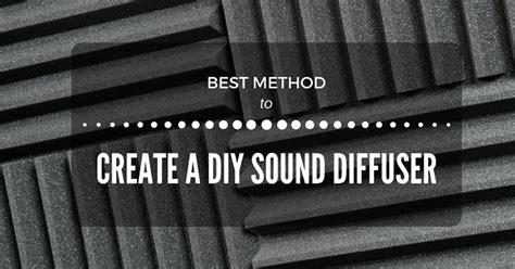Looking for a sound diffuser that isn't ugly? Best Method To Create A DIY Sound Diffuser - GuitarTrance.com