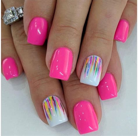 Hot Pink Nail Designs For Spring Daily Nail Art And Design