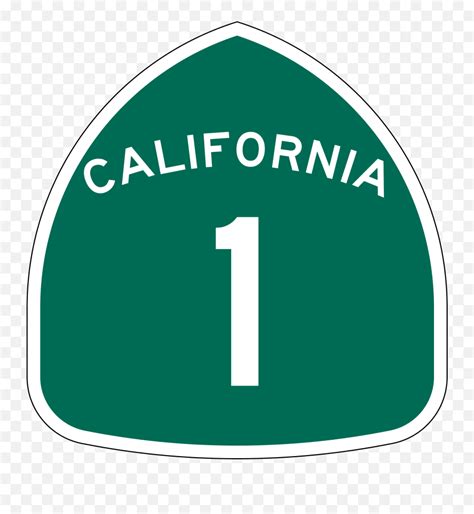 Filecalifornia 1svg Wikimedia Commons California Highway 1 Sign Png