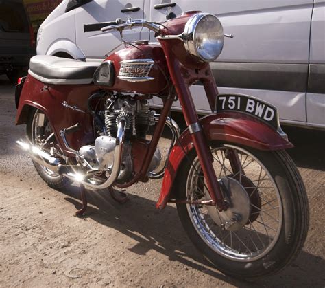 triumph speed twin speedtwin 500c 1961 5ta bath back classic