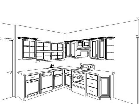 Floor Plan Small Kitchen Design Layouts Small U Shaped Kitchen With